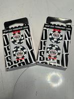 2x Copag WSOP 2016 plastic toernooikaarten uitstekende staat, Ophalen of Verzenden, Zo goed als nieuw, Speelkaart(en)