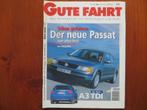 Gute Fahrt 9 1996 Volkswagen Passat, Audi A3 TDI, Boxster, Boeken, Ophalen of Verzenden, Zo goed als nieuw, Audi