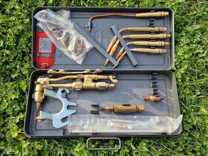 Autogeen snij- en lassenset. Snijbranderset - Hoekloos, Doe-het-zelf en Verbouw, Gereedschap | Lasapparaten, Zo goed als nieuw