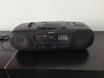 Draagbare Radio/CD/Cassette speler Boombox), Ophalen of Verzenden, Gebruikt, Overige merken, Met radio