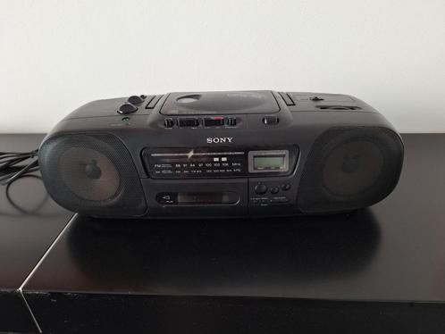 Draagbare Radio/CD/Cassette speler Boombox), Audio, Tv en Foto, Cd-spelers, Gebruikt, Overige merken, Draagbaar, Met radio, Ophalen of Verzenden