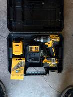 Dewalt Boormachine met 2 Accus, Ophalen, Gebruikt, Boor- en Schroefmachine, Minder dan 400 watt