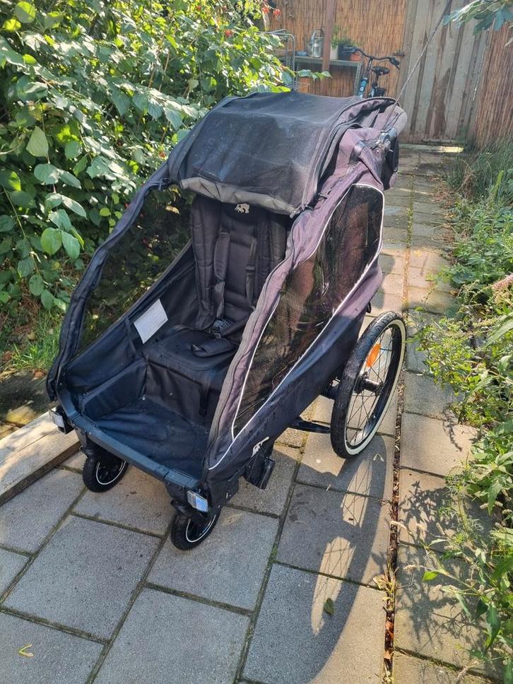 Deryan Fietskar - Kinderkar, Fietsen en Brommers, Fietsaccessoires | Aanhangers en Karren, Zo goed als nieuw, Kinderkar, 20 tot 40 kg