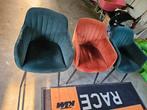 6 Super gave eetkamerstoelen in 2 stoere kleuren....!, Ophalen, Overige kleuren, Zo goed als nieuw, Metaal