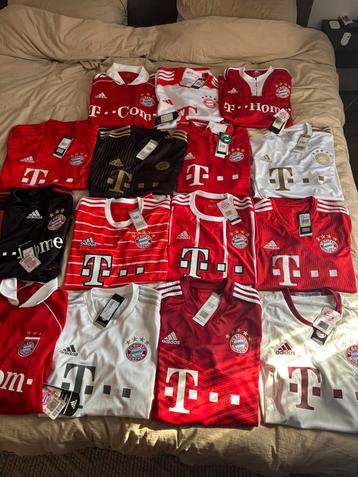 Bayern munchen adidas collection 15 shirts bnwt beschikbaar voor biedingen