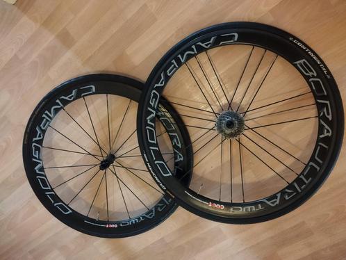 Campagnolo Bora Ultra Two wielset - Carbon, Fietsen en Brommers, Fietsonderdelen, Zo goed als nieuw, Racefiets, Wiel, Ophalen