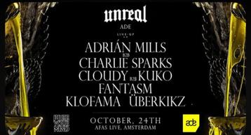 Unreal X Free Your Minde ADE 2025 24/10 om 22:00 beschikbaar voor biedingen