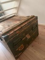 Oude Legerkist - Authentiek & Stoer!, Ophalen, Gebruikt, 50 tot 100 cm, Minder dan 50 cm