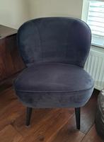 WOOOD fauteuil Sara fluweel antraciet, Huis en Inrichting, Fauteuils, Ophalen, Zo goed als nieuw, 50 tot 75 cm