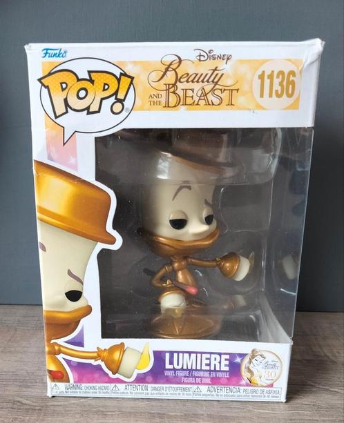 1136 Lumière Disney Beauty And The Beast Funko Pop, Verzamelen, Poppetjes en Figuurtjes, Zo goed als nieuw, Verzenden