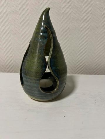 Te Koop Vintage Waxinelichtje Houder Handgemaakr beschikbaar voor biedingen