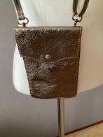 Bronzen Schoudertasje - Stijlvol & Handig! Leer kerst Nieuw, Sieraden, Tassen en Uiterlijk, Tassen | Damestassen, Ophalen of Verzenden