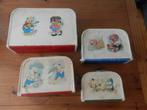 Vintage / retro kinderkoffertjes, 4 stuks., Ophalen of Verzenden, Gebruikt
