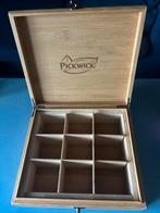 Pickwick theedoos van hout, Huis en Inrichting, Ophalen of Verzenden, Zo goed als nieuw, Overige houtsoorten, Minder dan 50 cm