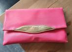 Roze enveloppe tasje (Clutch), Ophalen of Verzenden, Zo goed als nieuw, Roze, Avondtasje