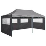 Partytent met 4 zijwanden inklapbaar 3x6 m staal antraciet, Tuin en Terras, Partytenten, Nieuw, 2 meter of meer, 5 tot 8 meter