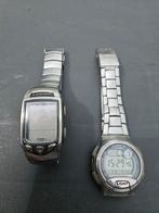 2 casio horloges, Gebruikt, Staal, Ophalen of Verzenden, Staal
