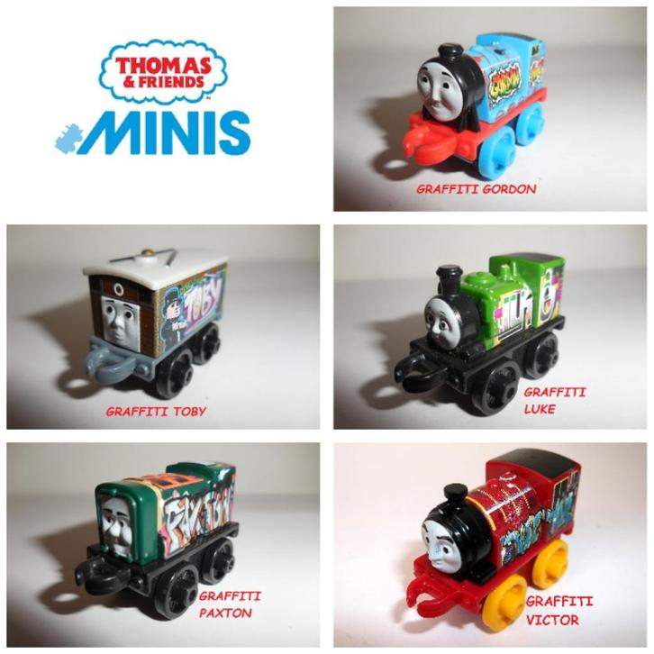 Thomas de Trein Minis Graffiti, Kinderen en Baby's, Speelgoed | Thomas de Trein, Zo goed als nieuw, Ophalen of Verzenden