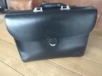 Kantoor tas  / laptop tas CHIVAGO zwart leer, Ophalen of Verzenden, 17 inch of meer, Zo goed als nieuw