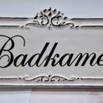 Vintage Badkamer Bord Keramiek - Landelijke Stijl, Huis en Inrichting, Badkamer | Badkamermeubels, Minder dan 50 cm, Gebruikt