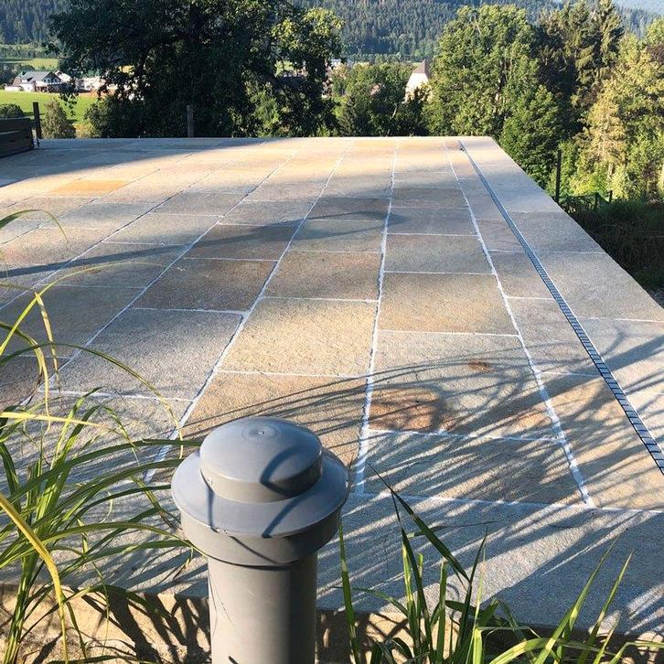 tuintegels mediterrane Castle Stone Sand 60x90 cm gekapt, Tuin en Terras, Tegels en Klinkers, Nieuw, Terrastegels, Natuursteen