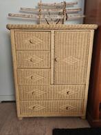 Rotan Ladekast met Deur, Huis en Inrichting, Kasten | Kledingkasten, Ophalen, 50 tot 100 cm, Zo goed als nieuw, Minder dan 100 cm
