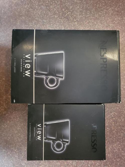 Te koop  VIEW Collection set Nespresso kopjes, Huis en Inrichting, Keuken | Servies, Nieuw, Kop(pen) en/of Schotel(s), Overige stijlen