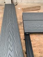 COMPOSIET TERRASDELEN | NIEUW | LEIGRIJS | 3D HOUTNERF, Ophalen, Nieuw, Composiet