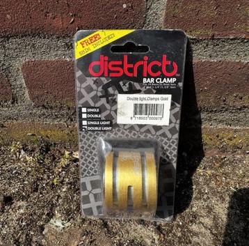 Nieuwe District double light stuntstep clamp beschikbaar voor biedingen