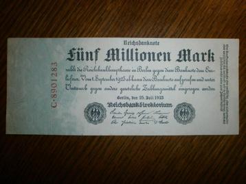 Duitsland 5000000 Mark 1923 beschikbaar voor biedingen