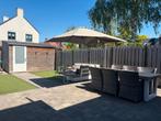 Life zweefparasol, Tuin en Terras, Parasols, Ophalen of Verzenden, Gebruikt, 3 tot 4 meter, Zweefparasol