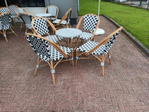 Mica Decorations Mandox Bistrostoel,tafel, hocker- Rotan, Huis en Inrichting, Stoelen, Nieuw, Vijf, Zes of meer stoelen, Kunststof
