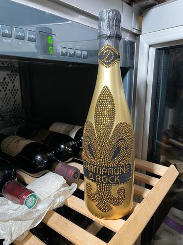 Champagne D Rock Swarowski steentjes. beschikbaar voor biedingen