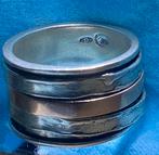 Zilveren/goud  Spinner Ring - Maat 19-20, 19 tot 20, Ophalen of Verzenden, Zo goed als nieuw, Dame of Heer