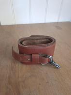 Cognac kleurige leren damesriem, 80 tot 90 cm, Echt leder, Tailleriem, Ophalen of Verzenden