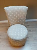 Vintage Boudoir stoeltje met opbergruimte, Ophalen, Zo goed als nieuw