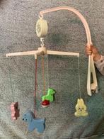 Muziekmobiel-hangmolentje met wagenhanger en ouderwetse lijs, Ophalen of Verzenden, Zo goed als nieuw, Mobiel