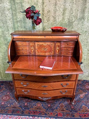 Gratis bezorging!Antiek vintage Brocante ingelegd Bureau1920 beschikbaar voor biedingen