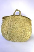 Rieten tas, Sieraden, Tassen en Uiterlijk, Beige, Ophalen of Verzenden, Zo goed als nieuw, Nvt