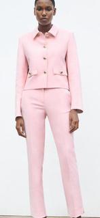 Zara pak roze jasje xl broek L nieuw, Nieuw, Zara, Kostuum of Pak, Maat 42/44 (L)