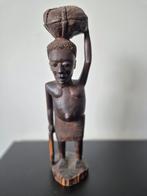 Afrikaans Houten Beeld, Antiek en Kunst, Kunst | Beelden en Houtsnijwerken, Ophalen of Verzenden