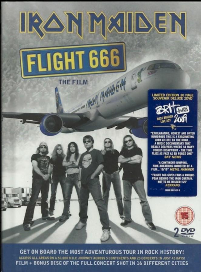 Iron Maiden Flight 666 The Film 2DVD Limited Edition, Cd's en Dvd's, Dvd's | Muziek en Concerten, Nieuw in verpakking, Documentaire