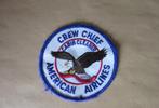 American Airlines patch crew chief cabin cleaner, Verzenden, Zo goed als nieuw, Patch, Badge of Embleem