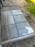 Tuintegels 50x50 glad 8 stuks en 4 betonbanden, Tuin en Terras, Tegels en Klinkers, Ophalen of Verzenden, Beton, 10 m² of meer