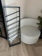 Stalen wijnrek zwart 120x40 cm Druten, Huis en Inrichting, Woonaccessoires | Wijnrekken, Ophalen, Zo goed als nieuw, Metaal