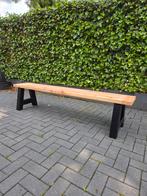Douglas tuinbank stalen poot 200 cm lang, Tuin en Terras, Tuinbanken, Ophalen of Verzenden, Nieuw, Hout