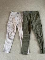 JACK JONES Olijfgroene CARGO BROEK W 32 L 36 TAPERED, Overige maten, Ophalen of Verzenden, Zo goed als nieuw, Groen