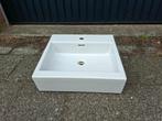 1 prima rechthoekige witte LAUFEN wasbak, Ophalen, Gebruikt, 50 tot 100 cm, Minder dan 100 cm