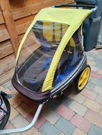 Kidcar 2 persoons fietskar inc babyschaal, Gebruikt, Opvouwbaar, Kinderkar, 40 tot 60 kg
