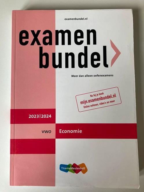 Examenbundel VWO Economie 2023/2024, Boeken, Schoolboeken, Zo goed als nieuw, Economie, VWO, Ophalen of Verzenden